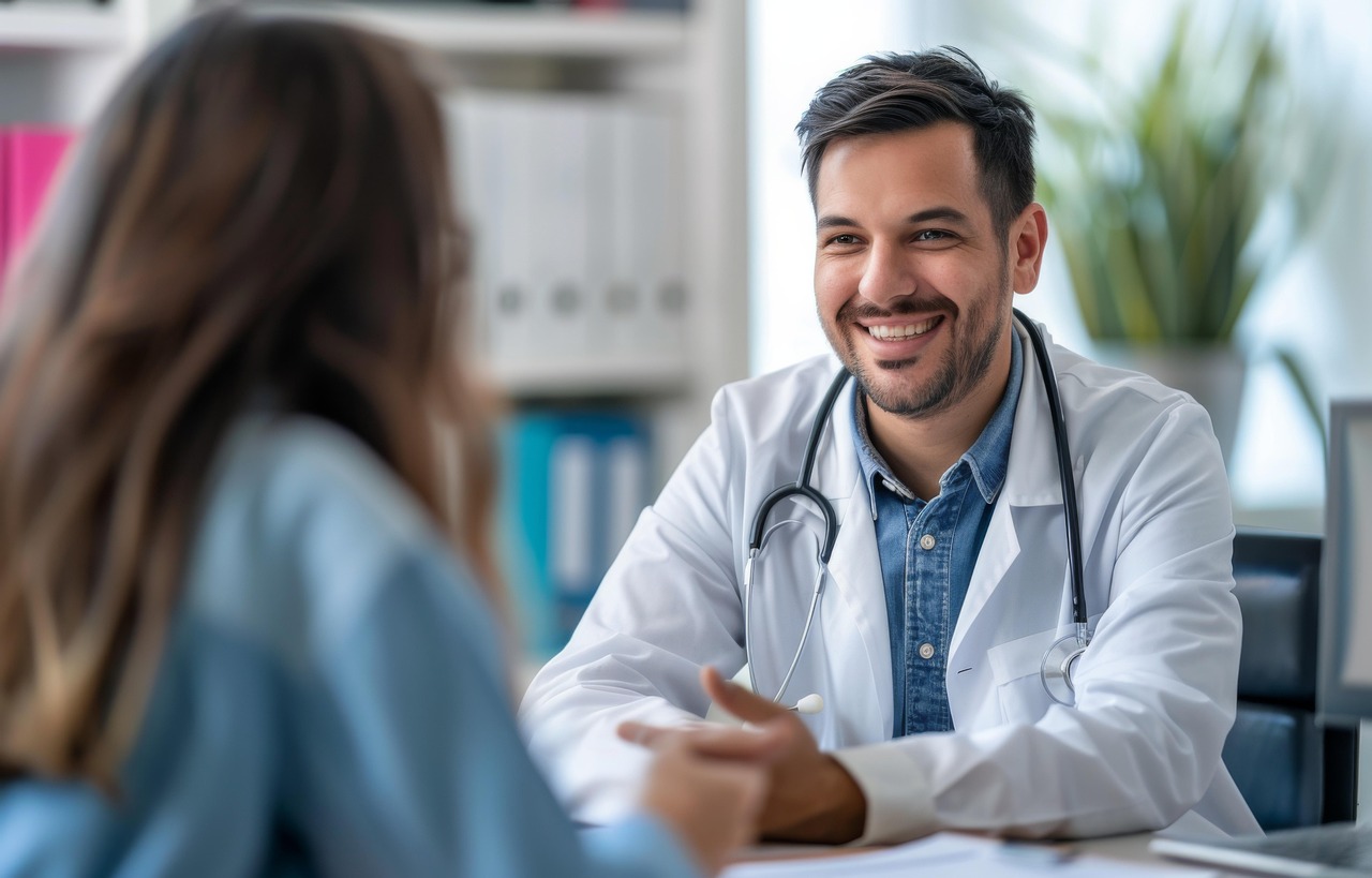 Free ai generated doctor patient illustration