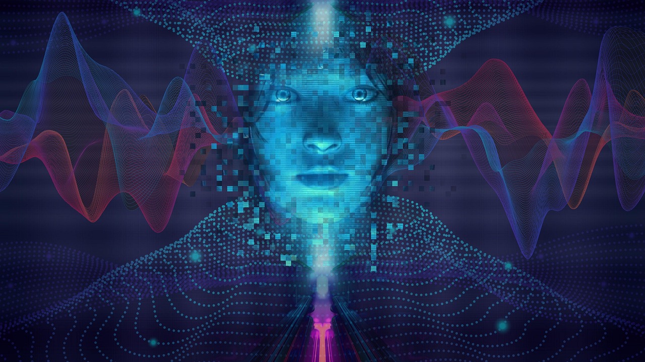 Free android artificial intelligence robot illustration