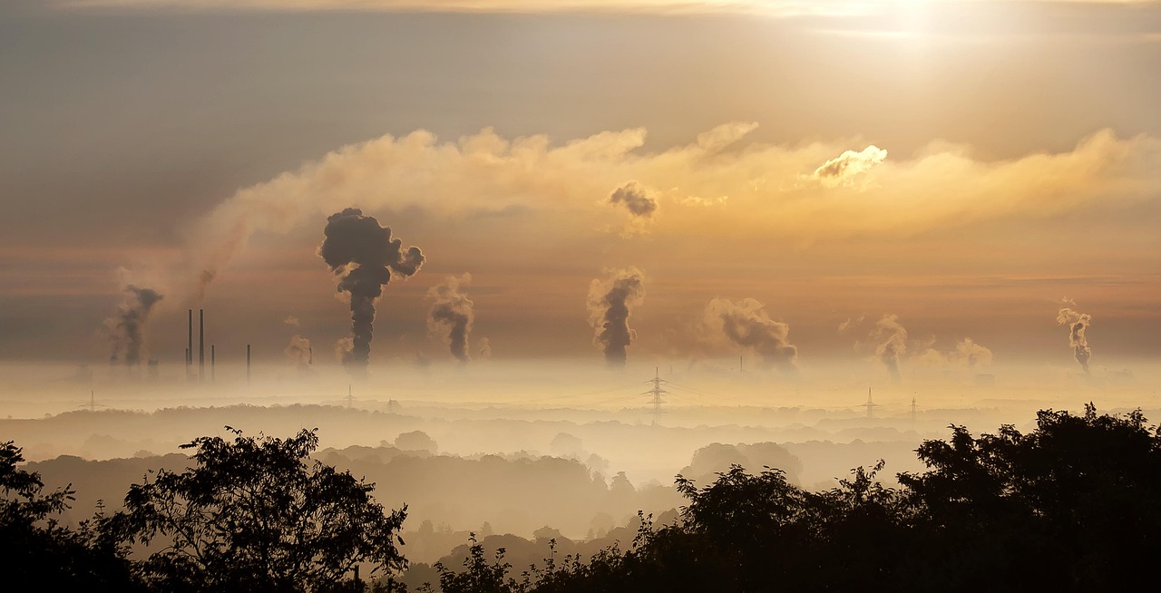 Free Industry Sunrise photo and picture