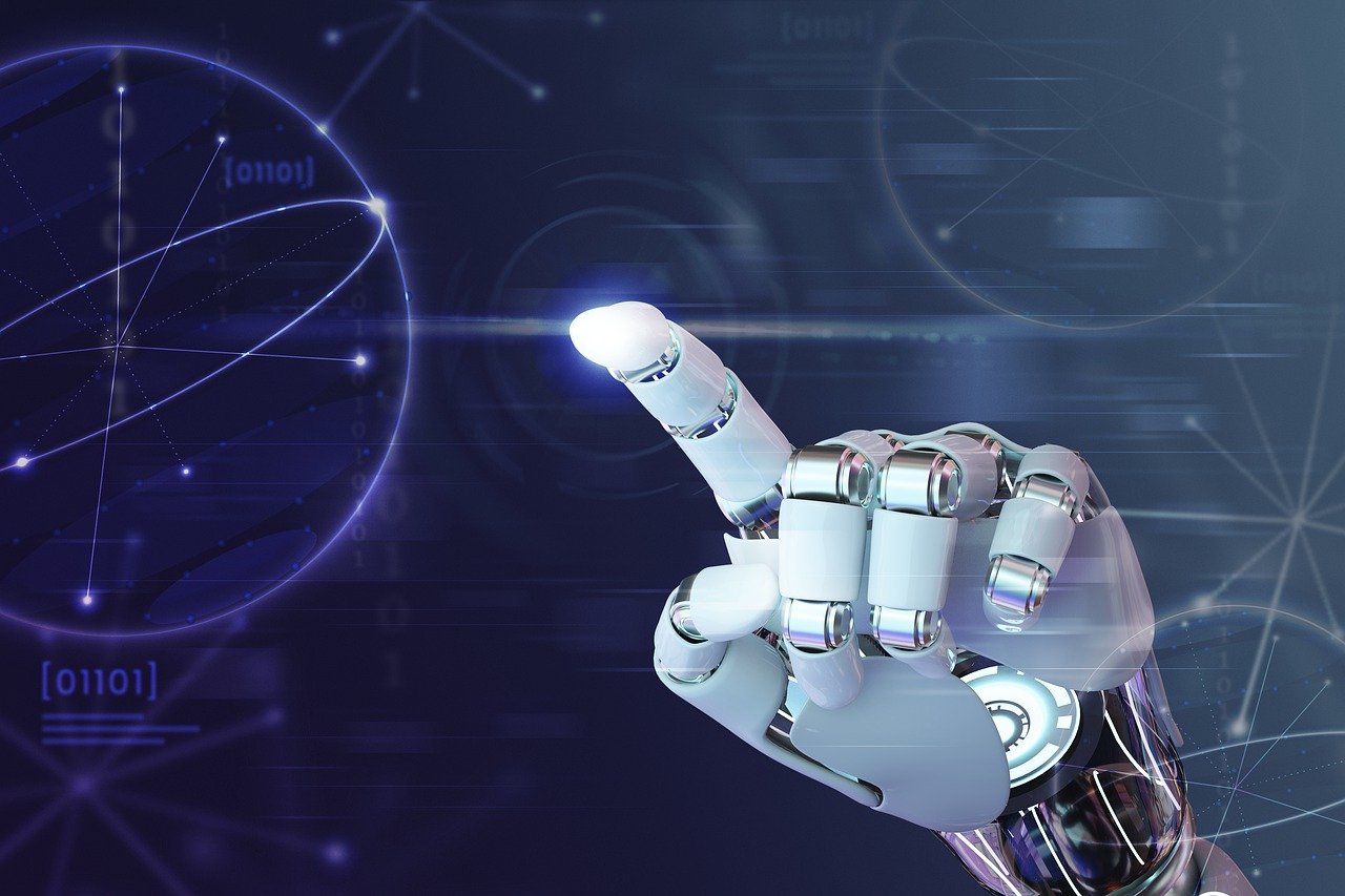 Free robot future ai illustration