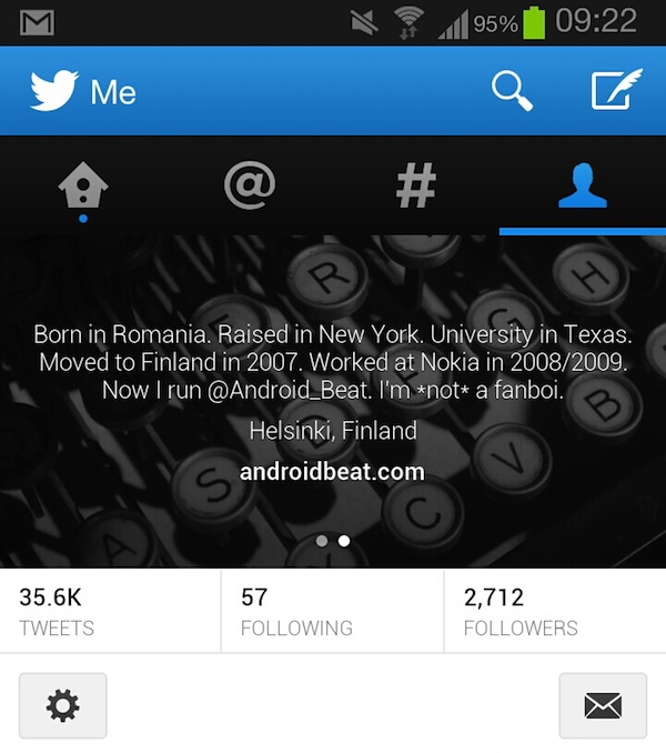 twitter me
