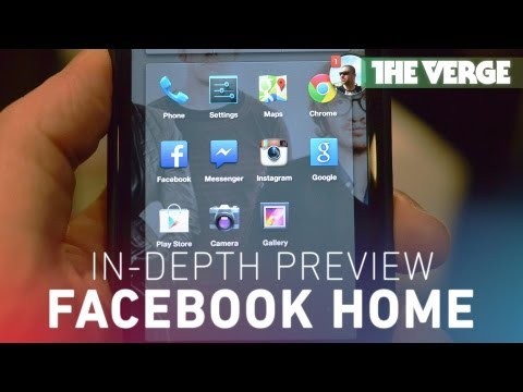 video make sure you watch this 14 minute demo of facebook home on the htc first