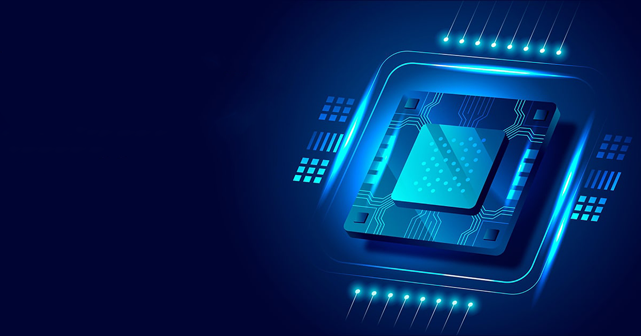 Free chip technology software illustration