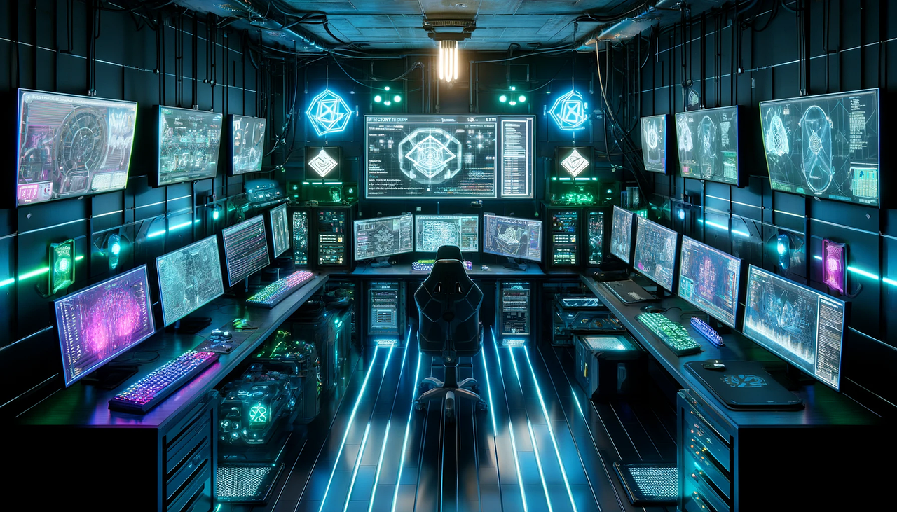 Free room cyber pc pc illustration