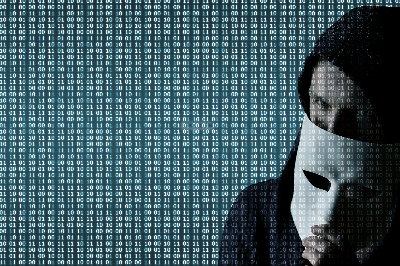 Free scam hacker hacking illustration